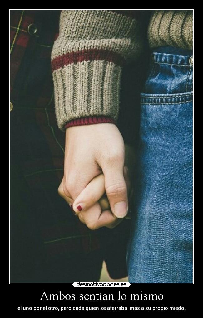 Ambos sentían lo mismo - 