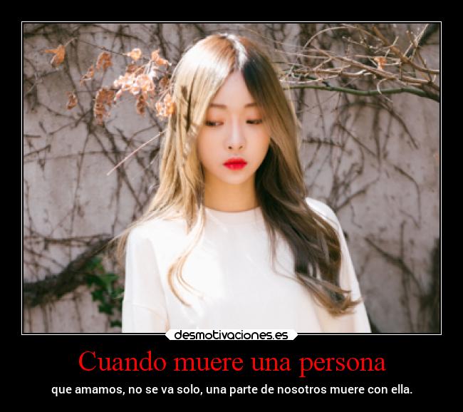 Cuando muere una persona - 