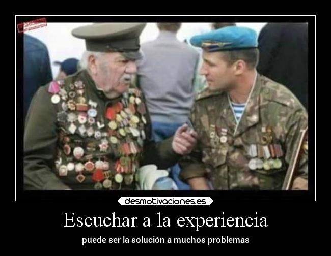 Escuchar a la experiencia - 