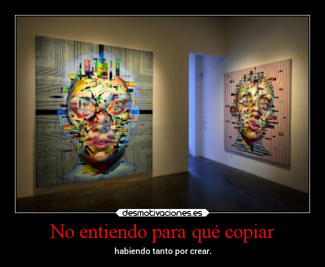 No entiendo para qué copiar - 