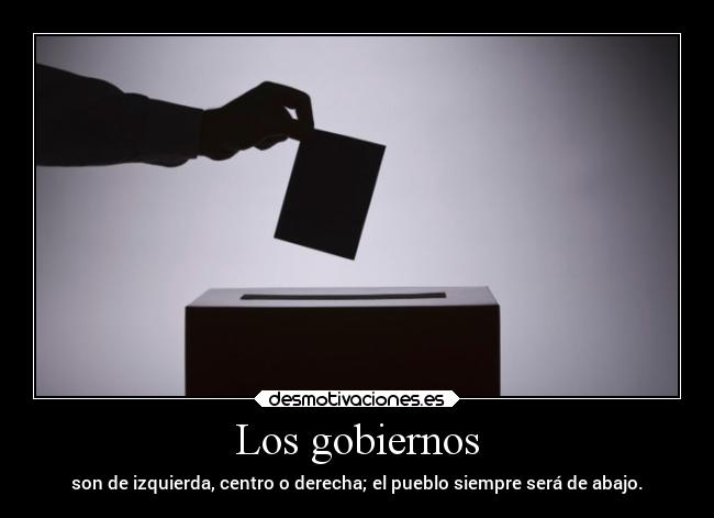 Los gobiernos -