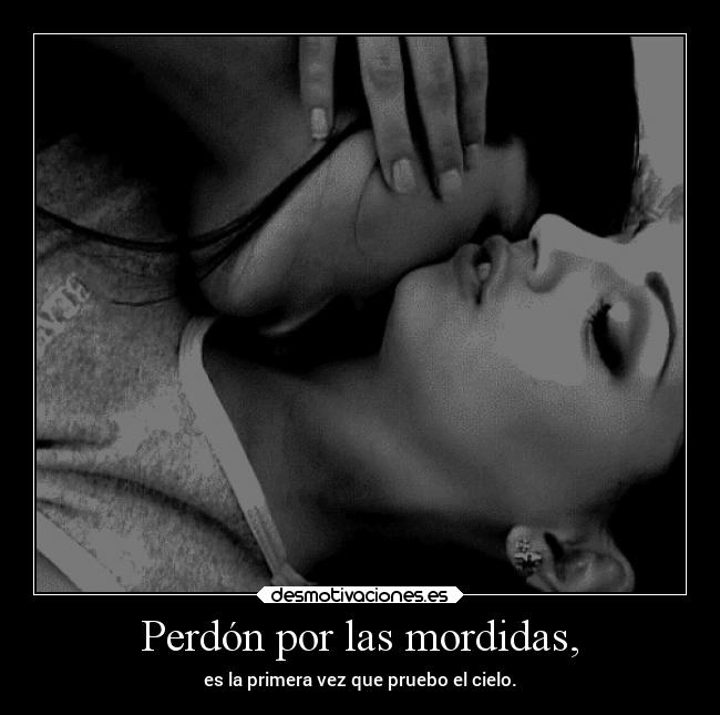 Perdón por las mordidas, -