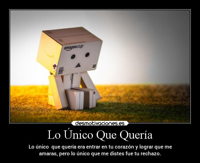Lo Único Que Quería -