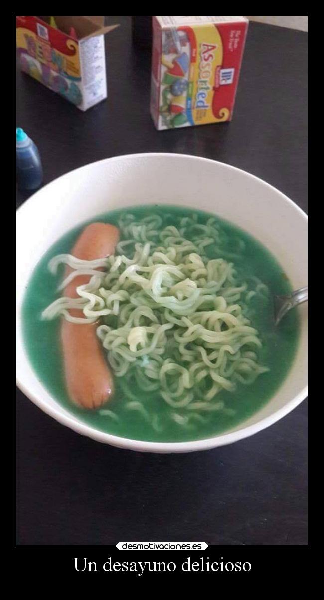 Un desayuno delicioso -