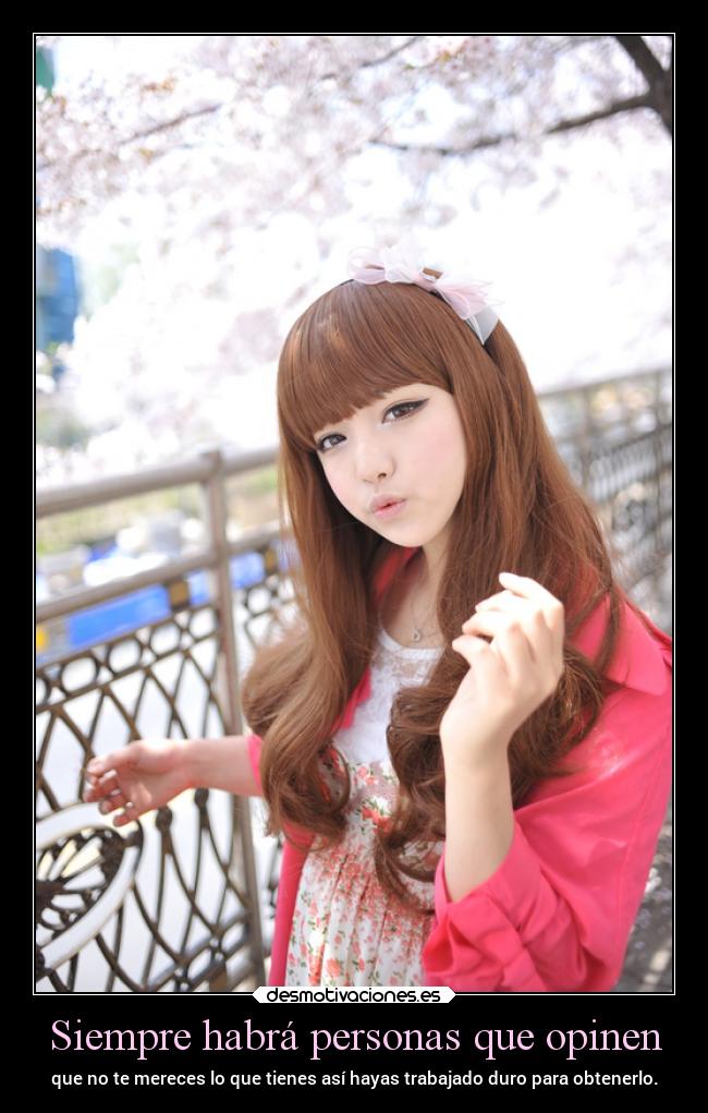 Siempre habrá personas que opinen - 