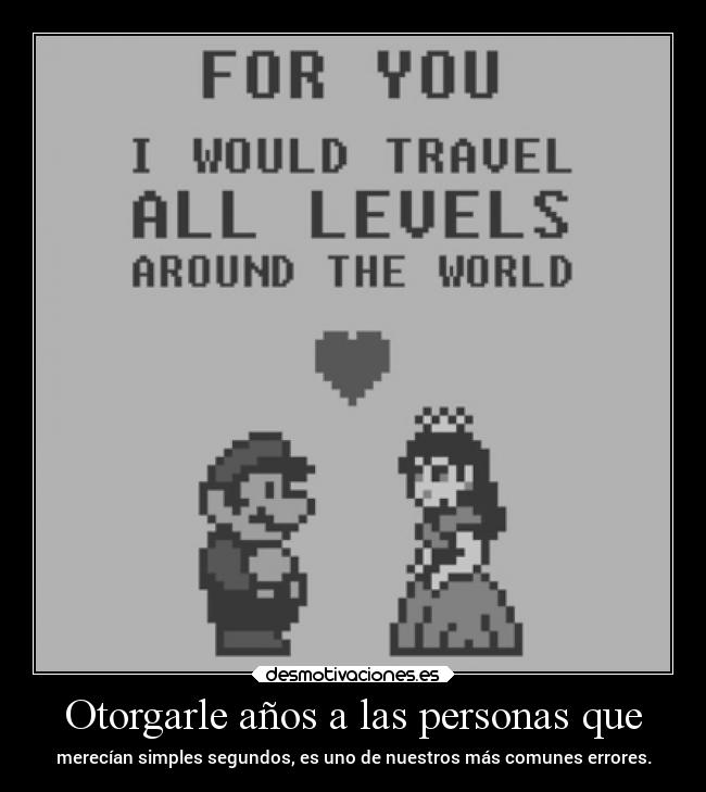 Otorgarle años a las personas que - 