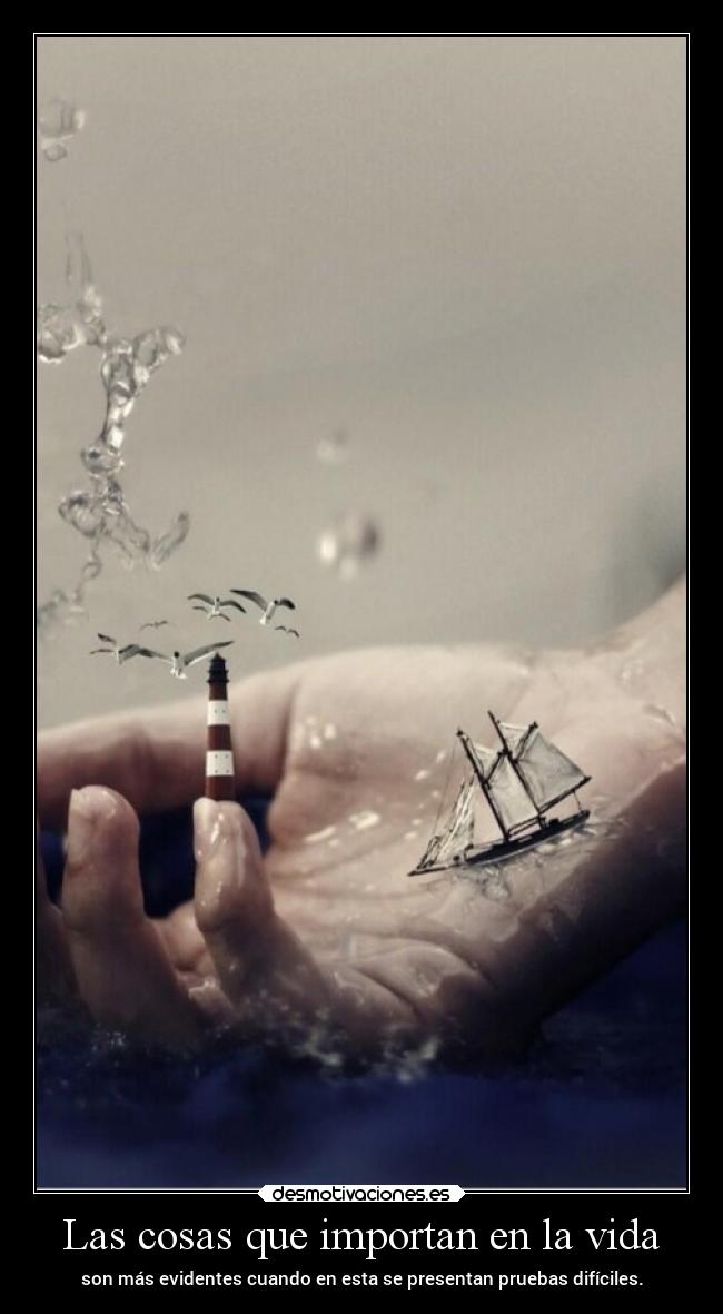 Las cosas que importan en la vida - 