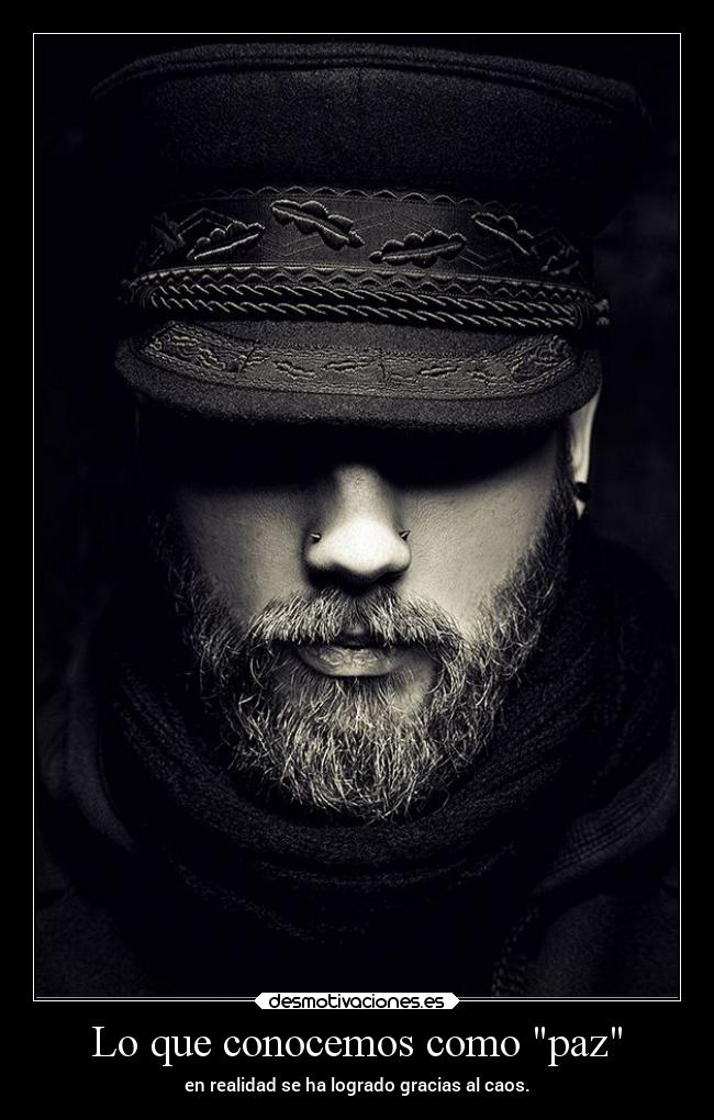 Lo que conocemos como paz - 