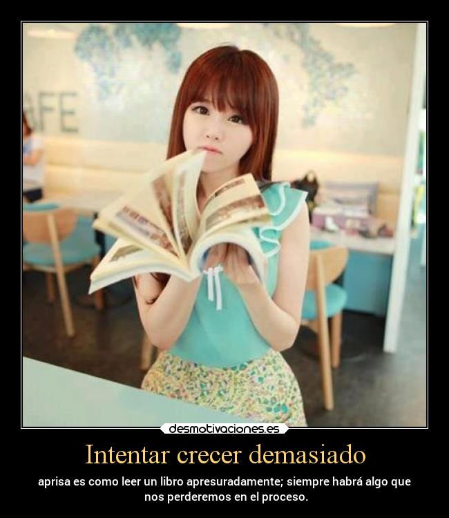 Intentar crecer demasiado -