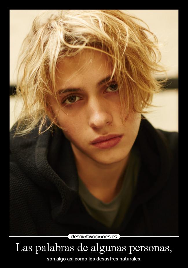 Las palabras de algunas personas, - 