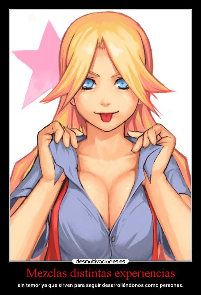 Mezclas distintas experiencias -