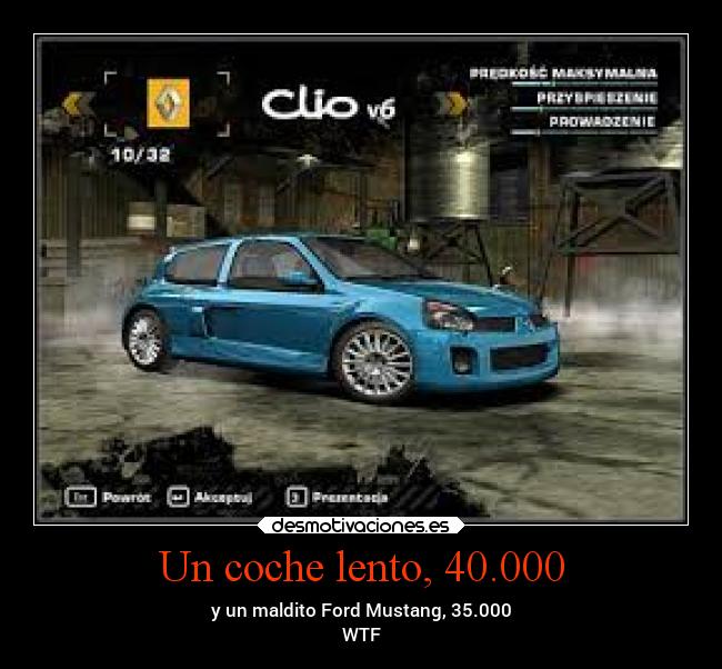 Un coche lento, 40.000 -
