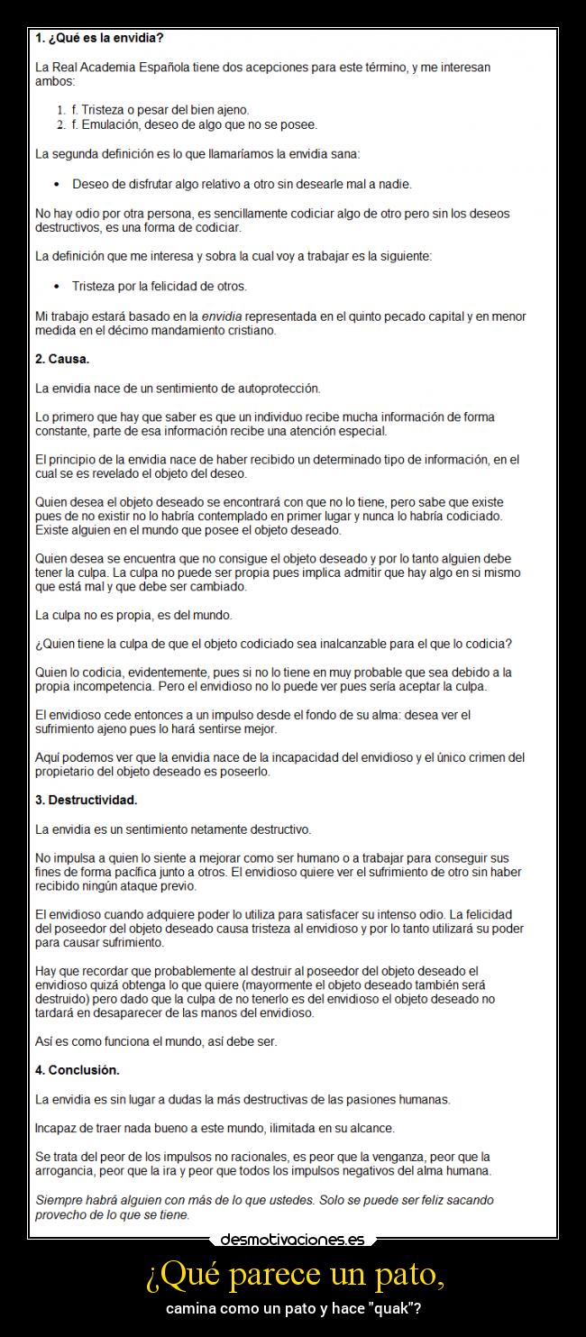 ¿Qué parece un pato, - camina como un pato y hace quak?