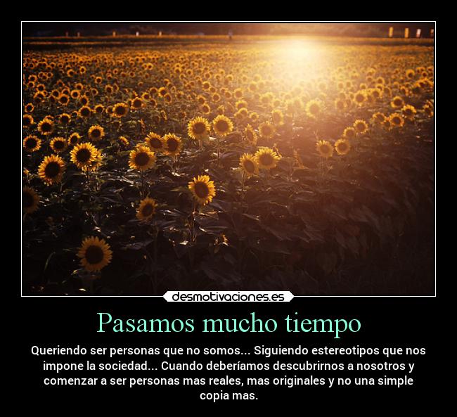 Pasamos mucho tiempo - 