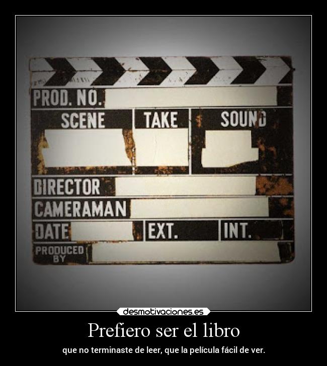 Prefiero ser el libro - 