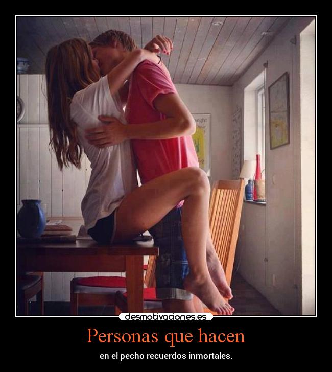 Personas que hacen - en el pecho recuerdos inmortales.