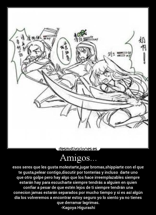 Amigos... -