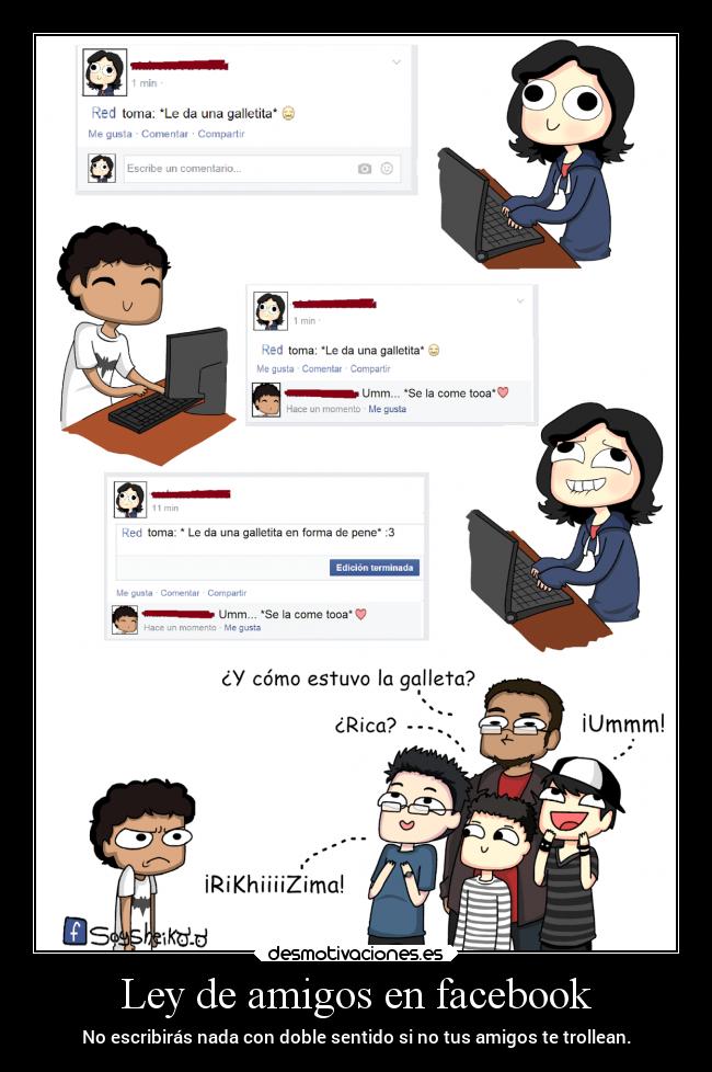Ley de amigos en facebook - 