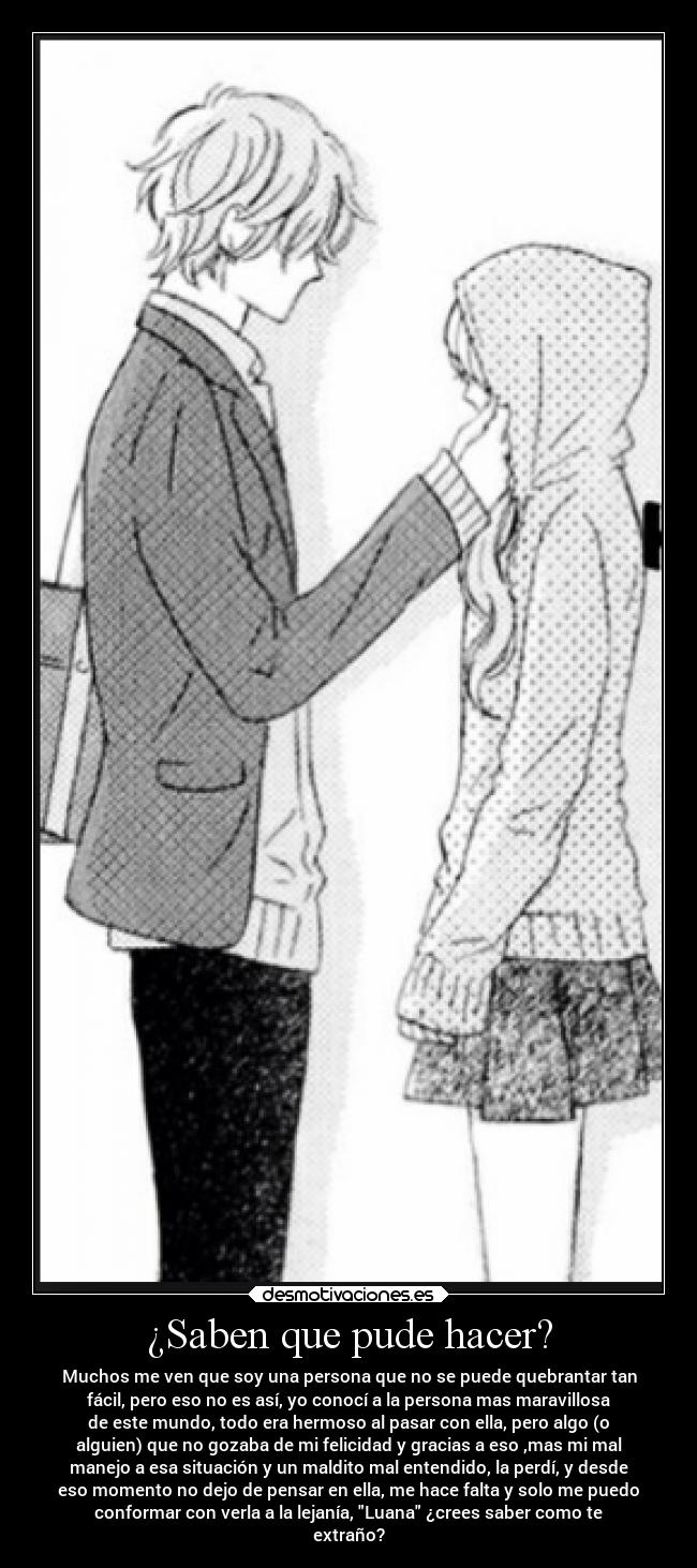 ¿Saben que pude hacer? - 