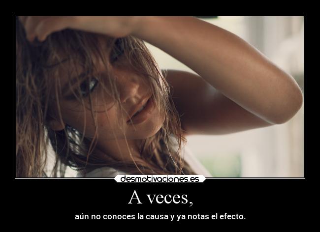 A veces, - 