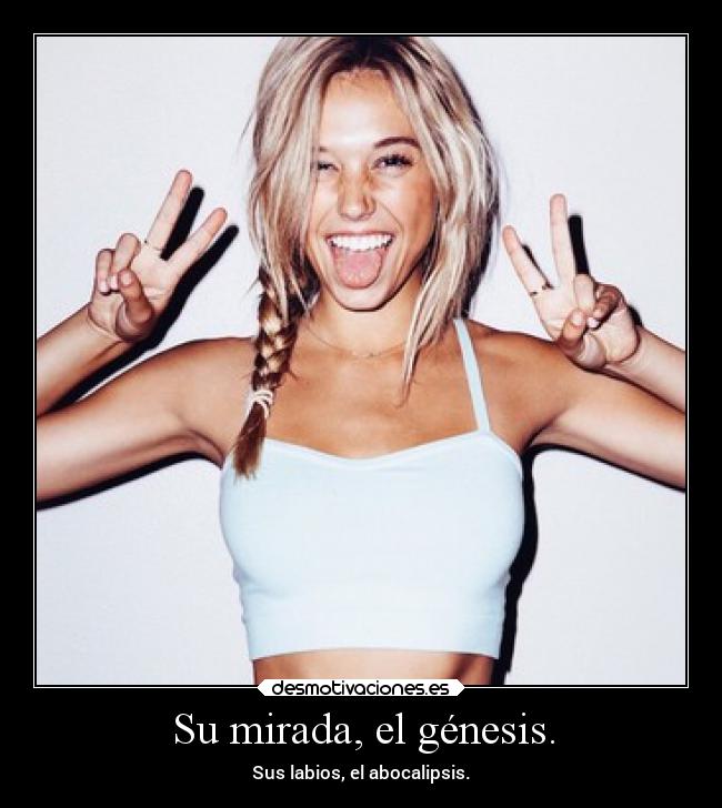 Su mirada, el génesis. - 