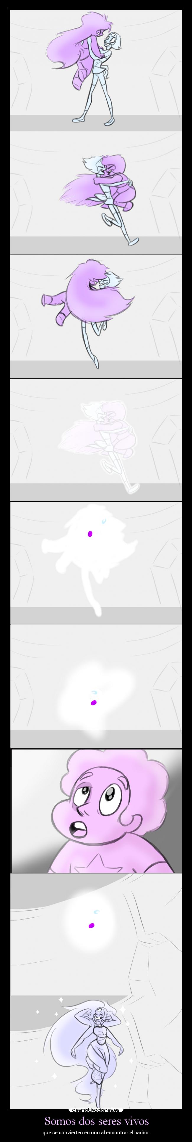 carteles amor vida humor mundo paralelo steven universe opalo amatista perla laurasimpson11 desmotivaciones