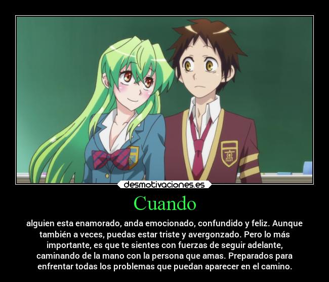 carteles anime amor kolpisoto asahi kuromine shiragami vampiro desmotivaciones