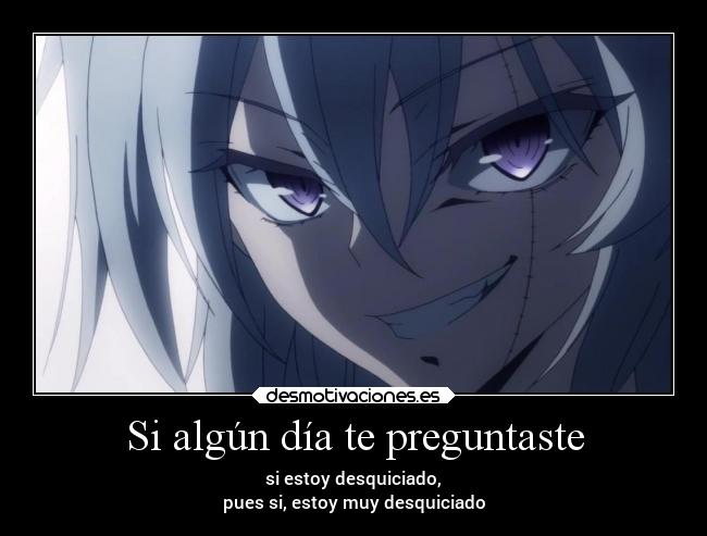 carteles anime locura muerte bamba mahiru pregunta monstruos desquiciado dia asecino desmotivaciones