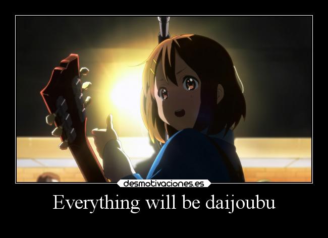 carteles anime manga otaku kon yui hirasawa sientendeis elcartel esque sois unos weebs del carajo tal como desmotivaciones