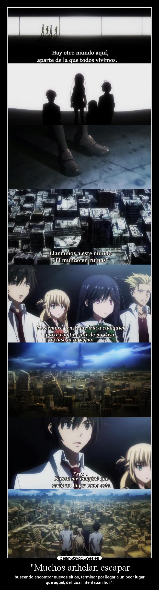 Muchos anhelan escapar -