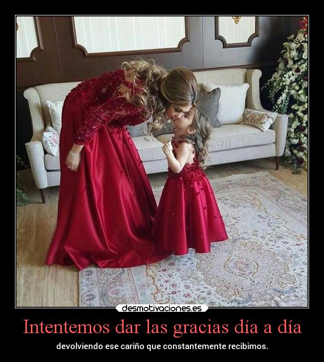 Intentemos dar las gracias día a día -