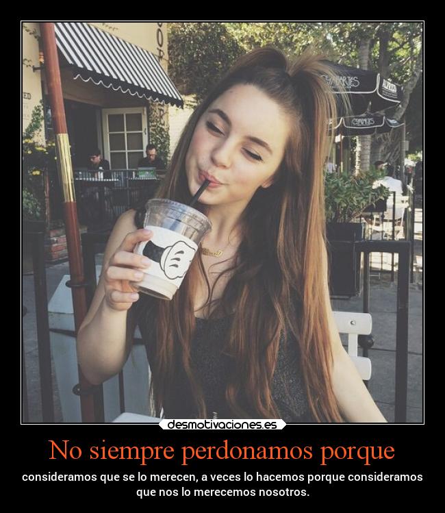 No siempre perdonamos porque -