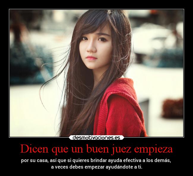 Dicen que un buen juez empieza - 