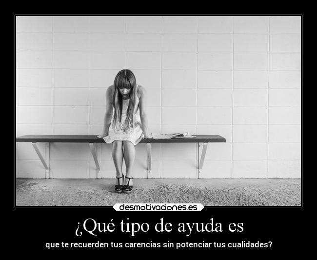 ¿Qué tipo de ayuda es -
