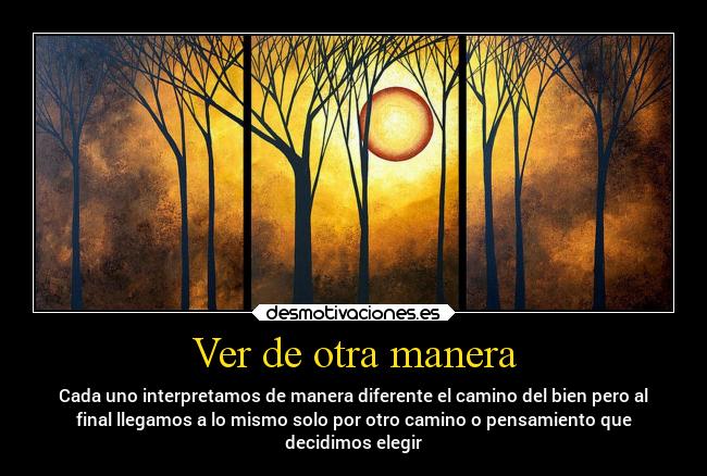 Ver de otra manera -