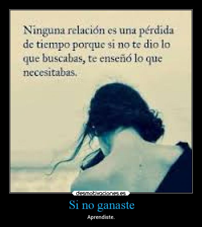 Si no ganaste - 