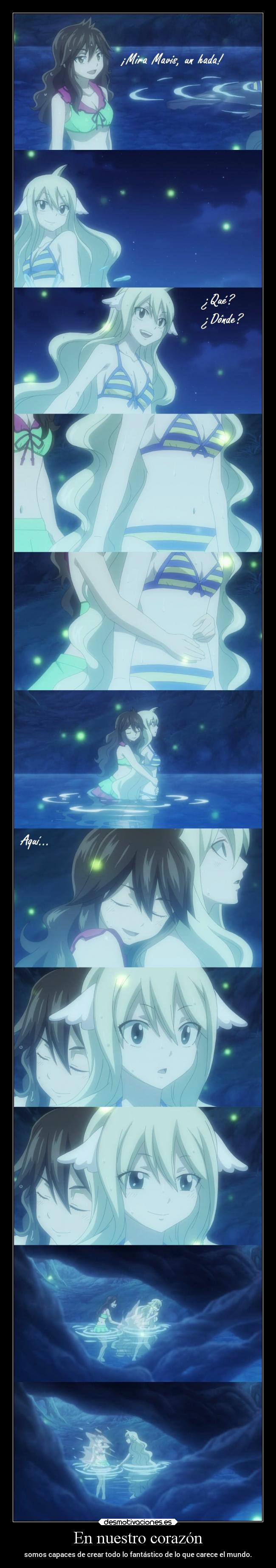 En nuestro corazón - somos capaces de crear todo lo fantástico de lo que carece el mundo.