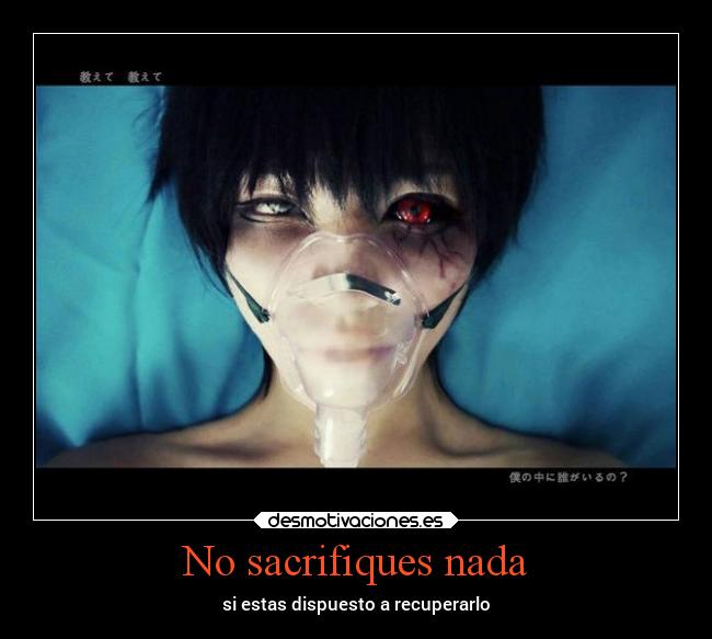 No sacrifiques nada - 