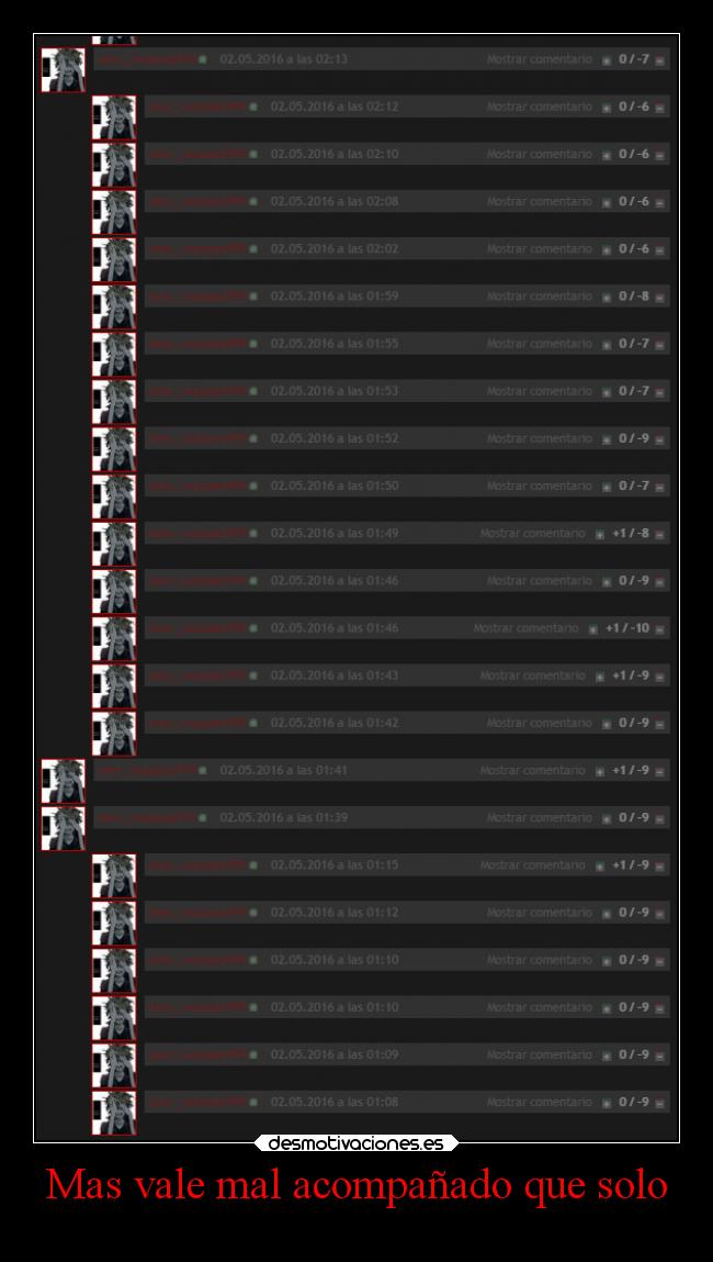 Mas vale mal acompañado que solo -