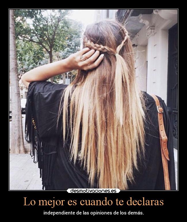 Lo mejor es cuando te declaras - 