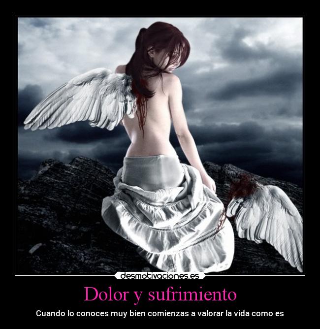Dolor y sufrimiento - Cuando lo conoces muy bien comienzas a valorar la vida como es