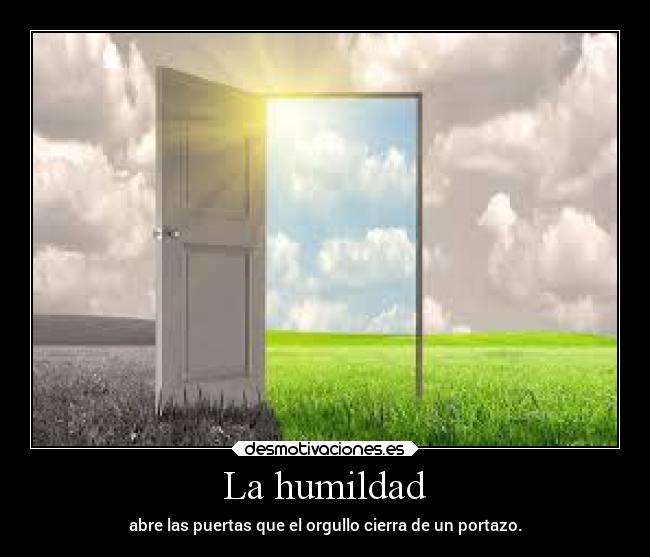 La humildad -