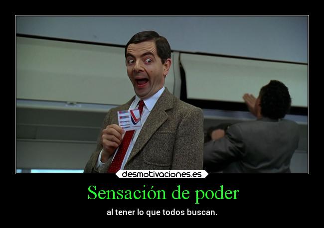 Sensación de poder - 