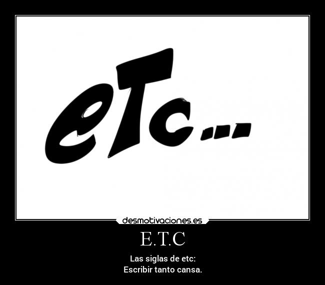 E.T.C - 