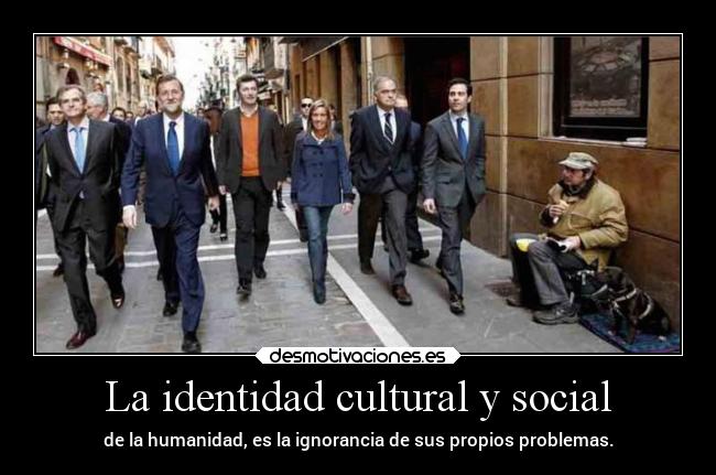 La identidad cultural y social -