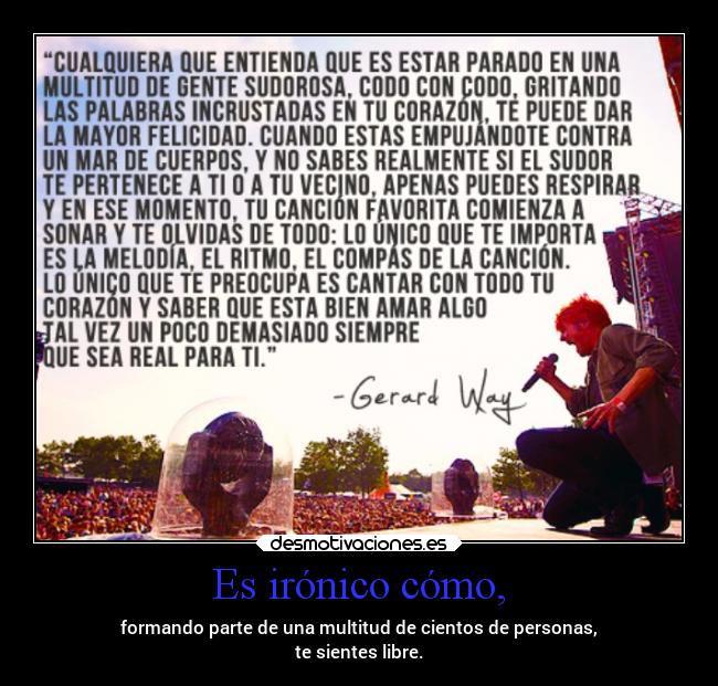 carteles libertad mychemicalromance gerardway desmotivaciones