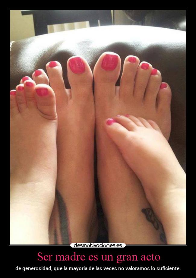 Ser madre es un gran acto - de generosidad, que la mayoría de las veces no valoramos lo suficiente.