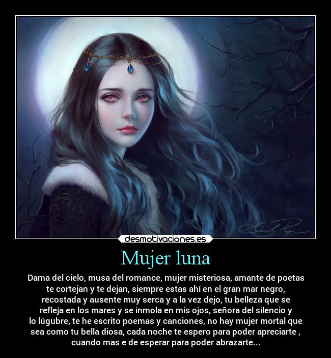 Mujer luna -