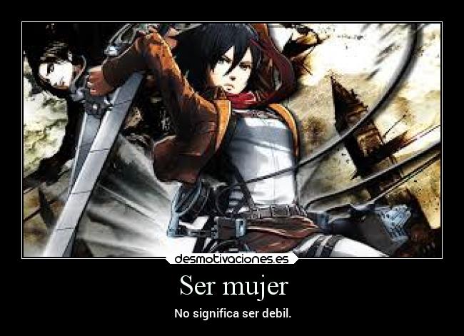 carteles mujer mujer significa debil desmotivaciones