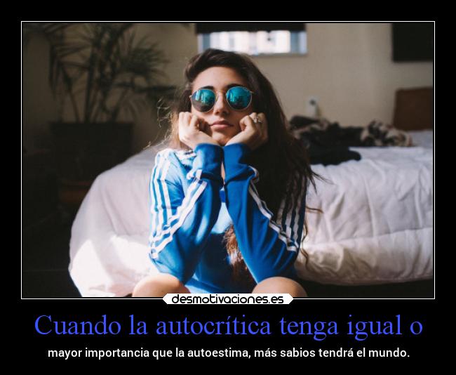 Cuando la autocrítica tenga igual o - 